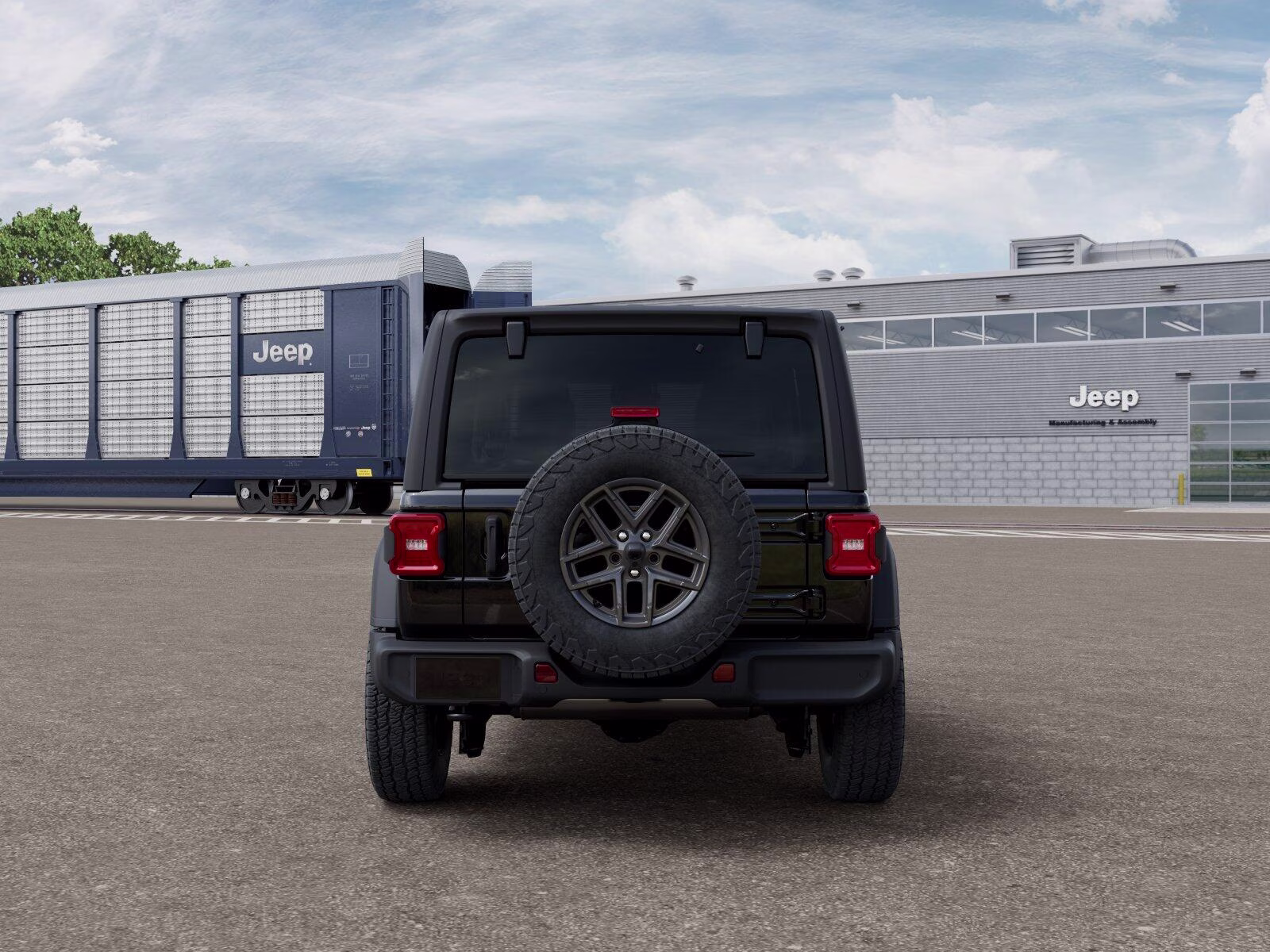 2026 Black Clear Coat Jeep Wrangler Wrangler 4-door Sport S 4-door
