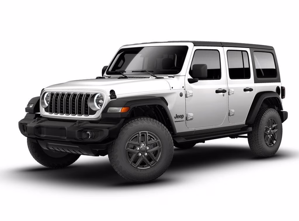 2026 Bright White Clear Coat Jeep Wrangler Wrangler 4-door Sport S 4-door