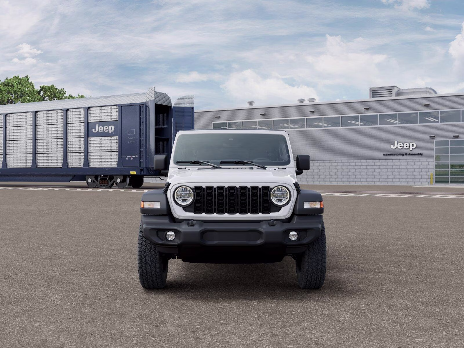 2026 Bright White Clear Coat Jeep Wrangler Wrangler 4-door Sport S 4-door