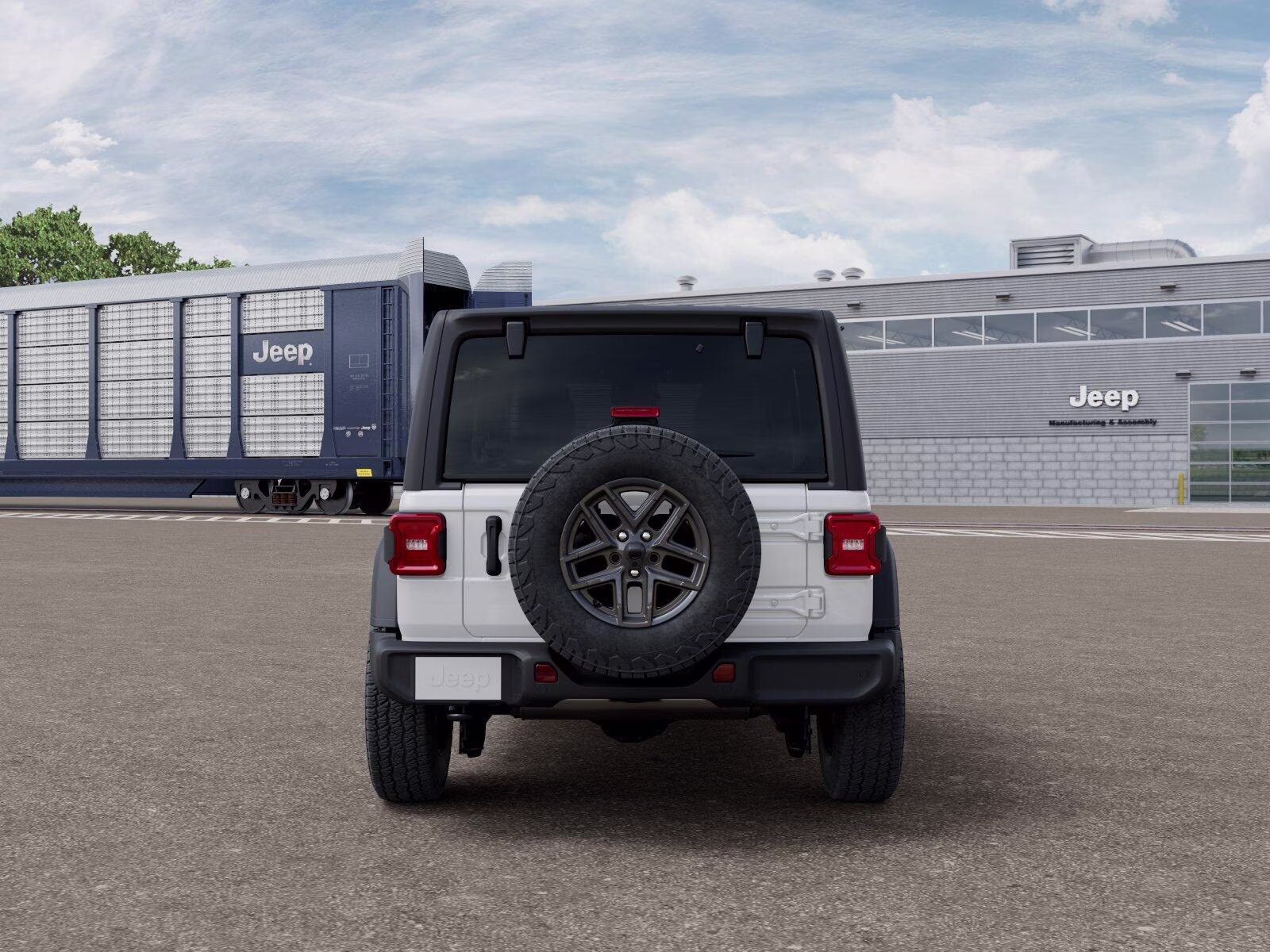 2026 Bright White Clear Coat Jeep Wrangler Wrangler 4-door Sport S 4-door