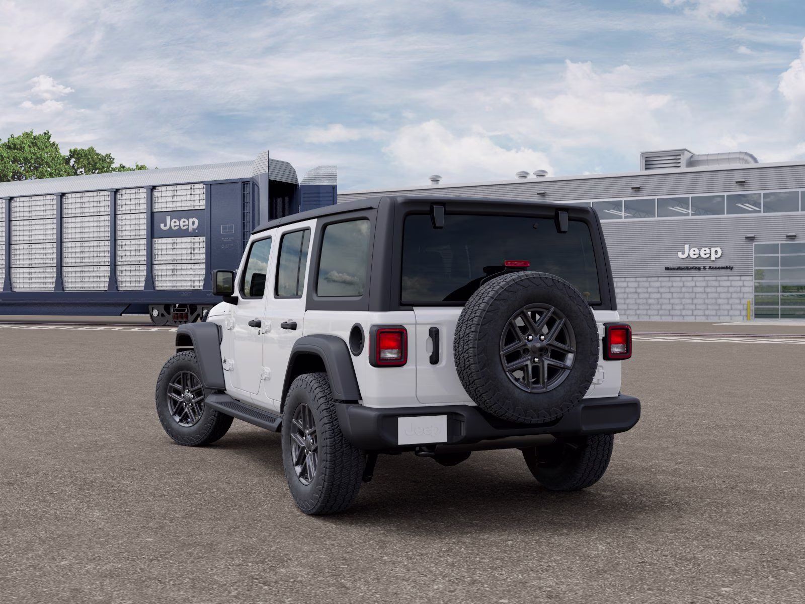 2026 Bright White Clearcoat Jeep Wrangler Sport S 4X4 SUV