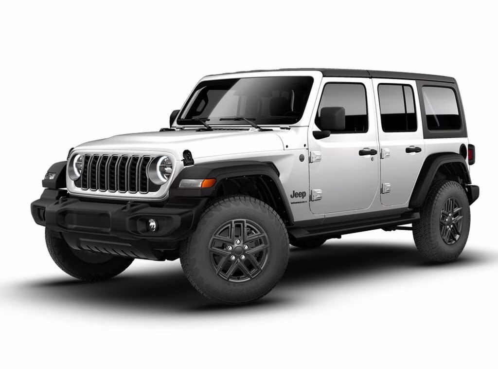 2026 Bright White Clear Coat Jeep Wrangler Wrangler 4-door Sport S 4-door