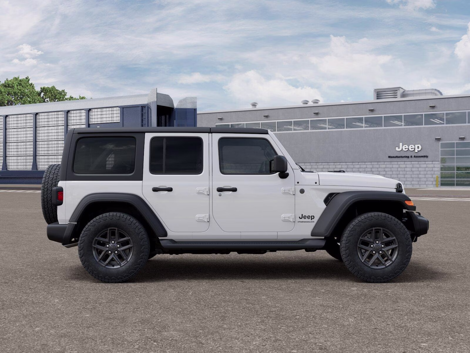 2026 Bright White Clear Coat Jeep Wrangler Wrangler 4-door Sport S 4-door