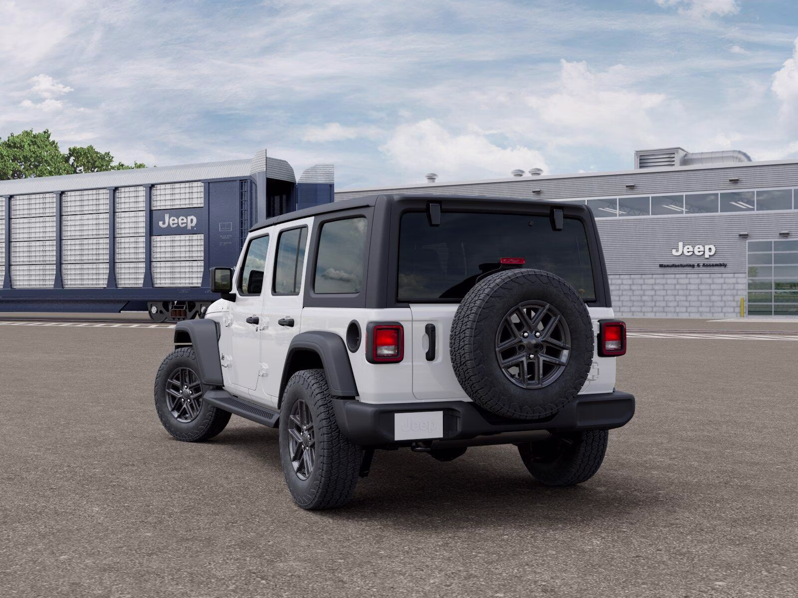 2026 Bright White Clear Coat Jeep Wrangler Wrangler 4-door Sport S 4-door