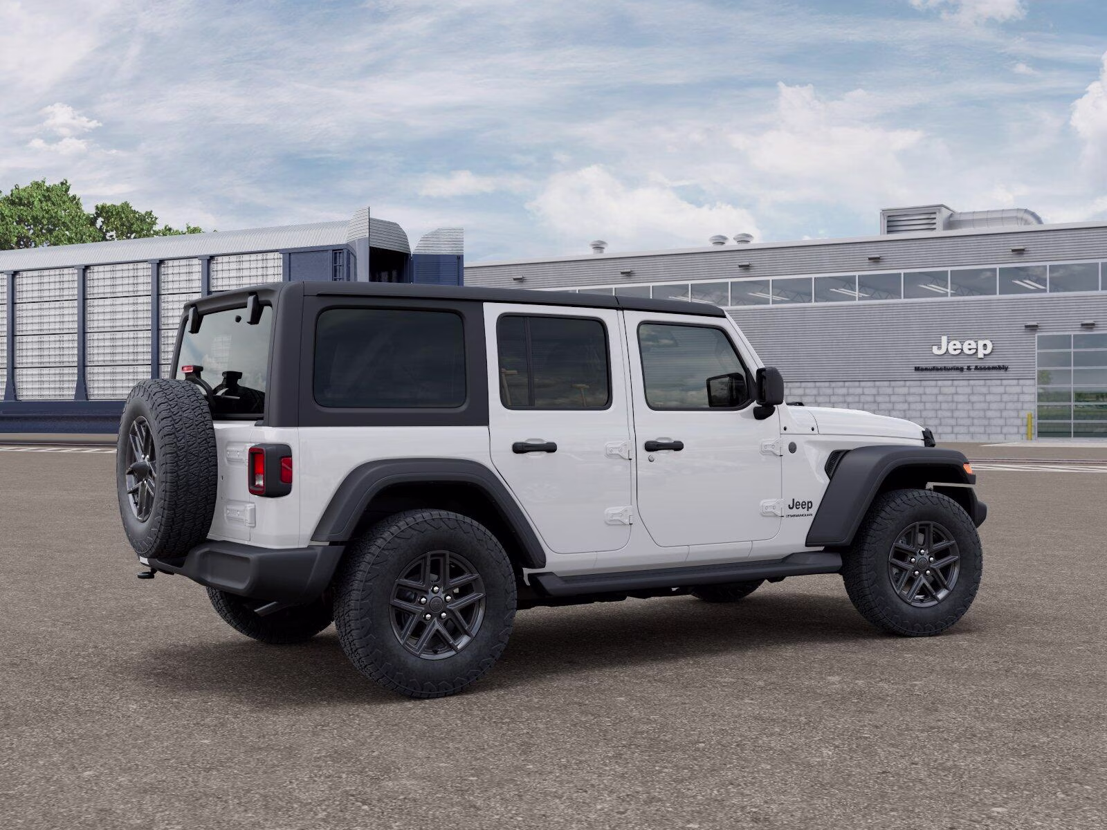 2026 Bright White Clear Coat Jeep Wrangler Wrangler 4-door Sport S 4-door