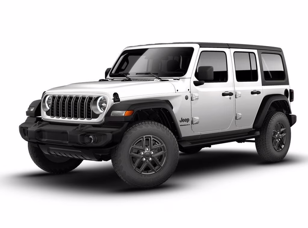 2026 Bright White Clear Coat Jeep Wrangler Wrangler 4-door Sport S 4-door