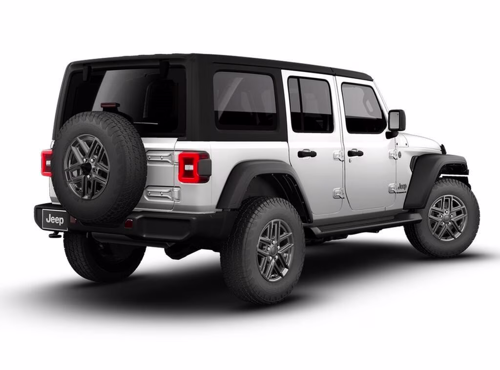 2026 Bright White Clear Coat Jeep Wrangler Wrangler 4-door Sport S 4-door