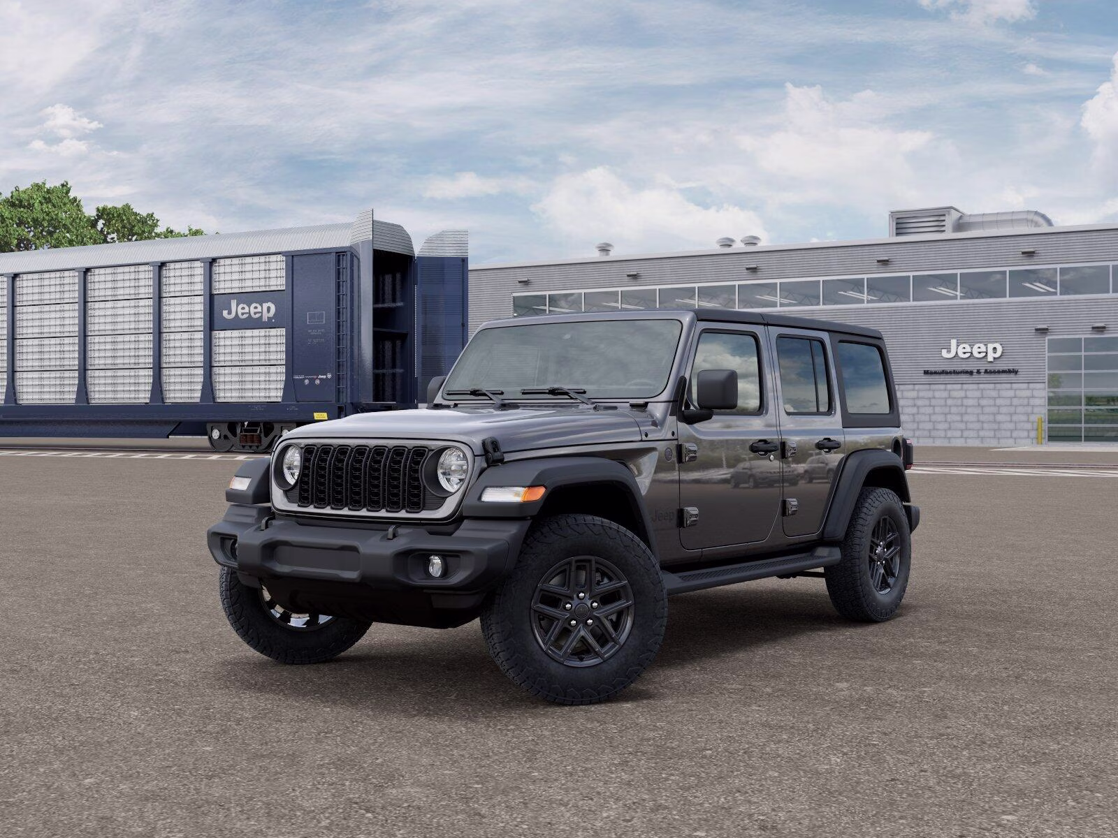 2026 Granite Crystal Metallic Clear Coat Jeep Wrangler Wrangler 4-door Sport S 4-door