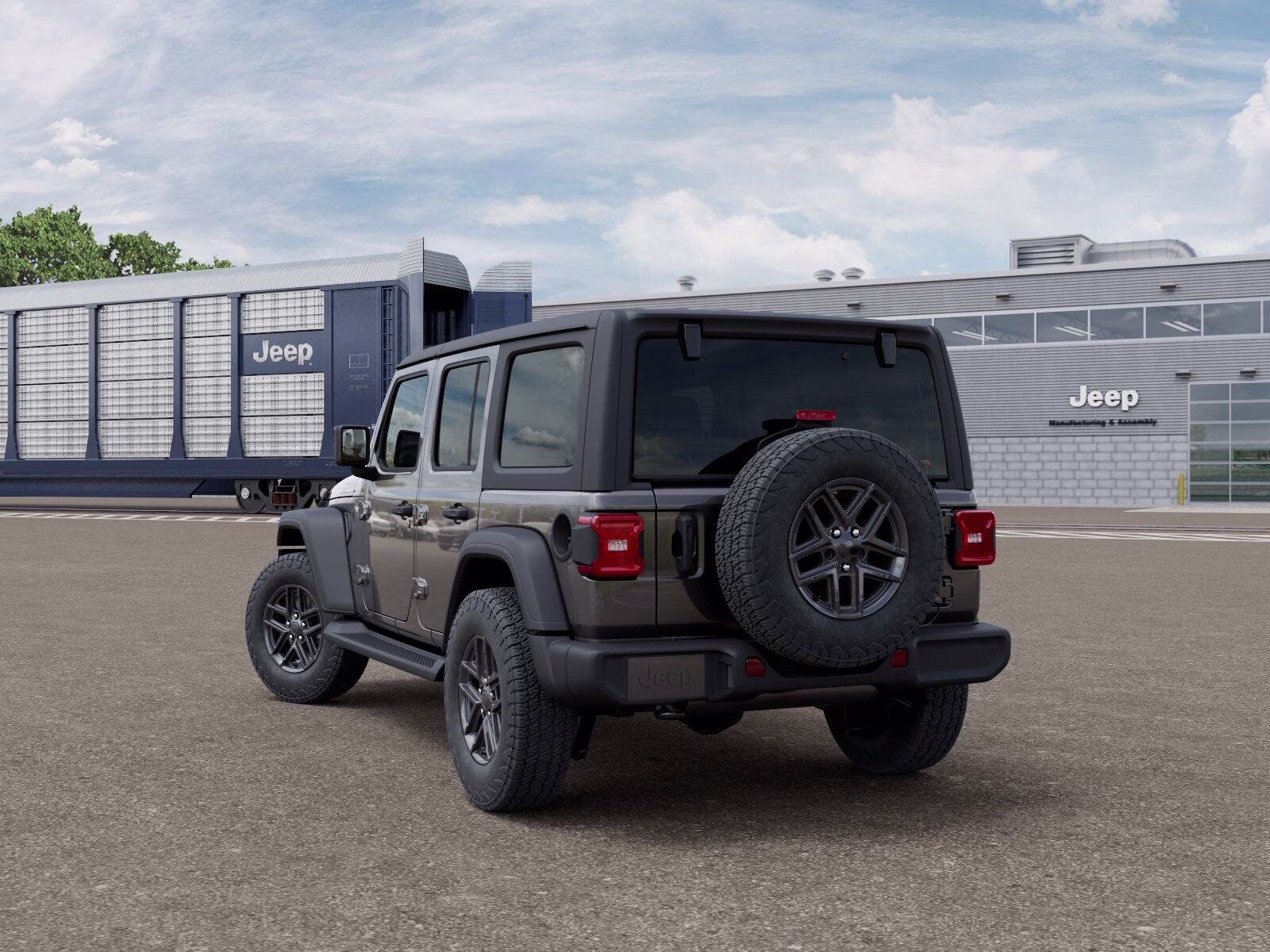 2026 Granite Crystal Metallic Clear Coat Jeep Wrangler Wrangler 4-door Sport S 4-door