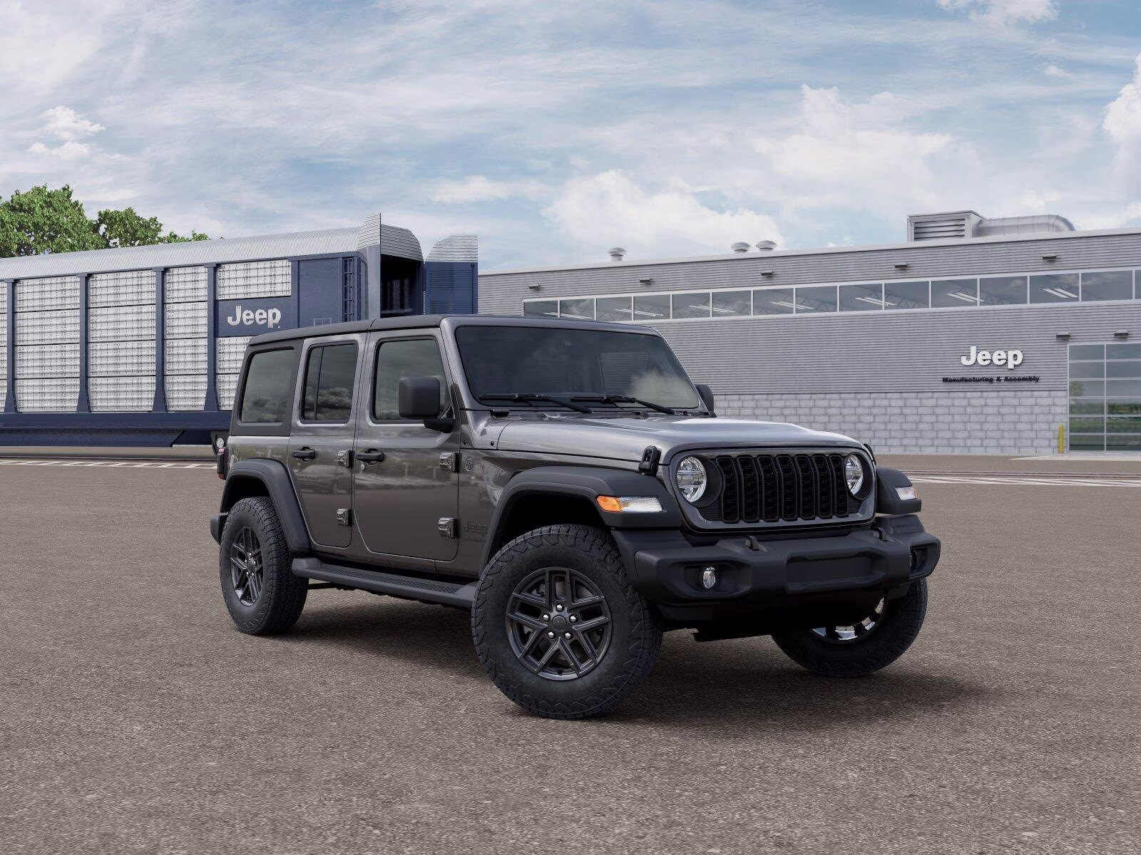 2026 Granite Crystal Metallic Clear Coat Jeep Wrangler Wrangler 4-door Sport S 4-door