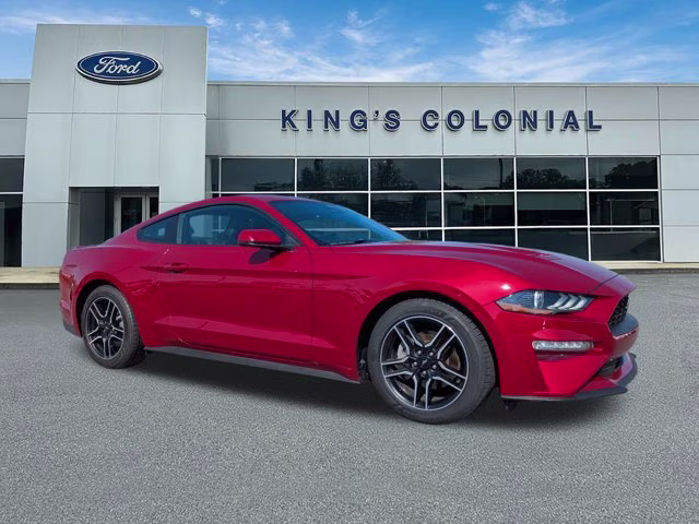 2022 Rapid Red Metallic Tinted Clearcoat Ford Mustang EcoBoost Premium w/Htd & Cld Leather, Na RWD Coupe