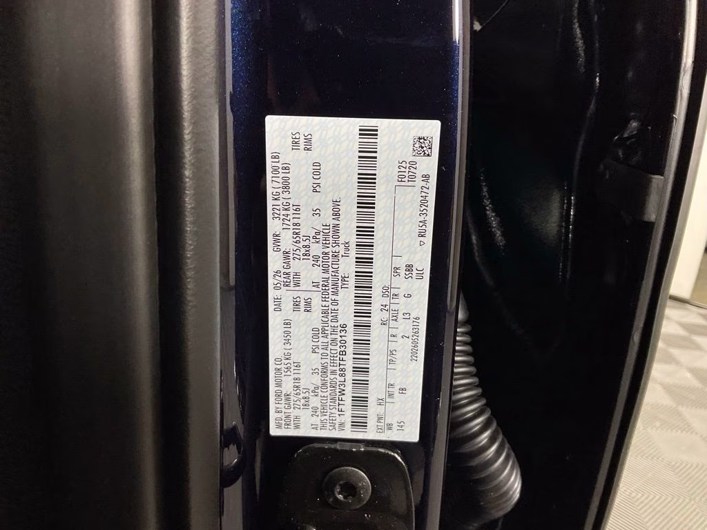 2026 Blue Metallic Ford F-150 XLT 4X4 Truck