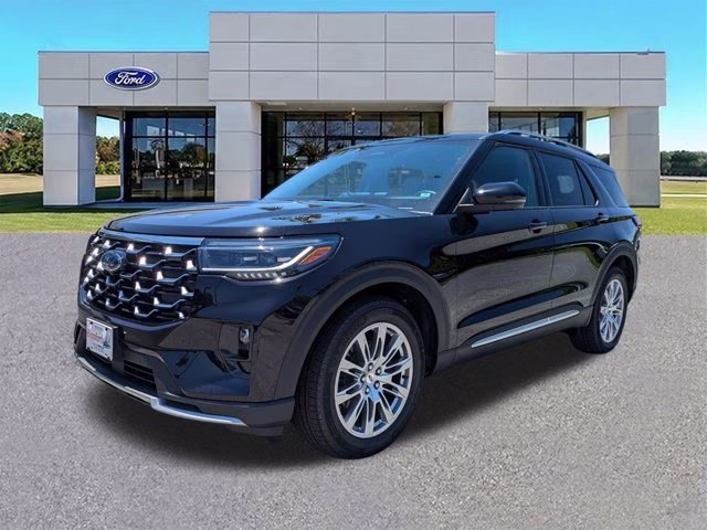 2026 Black Ford Explorer Platinum RWD SUV