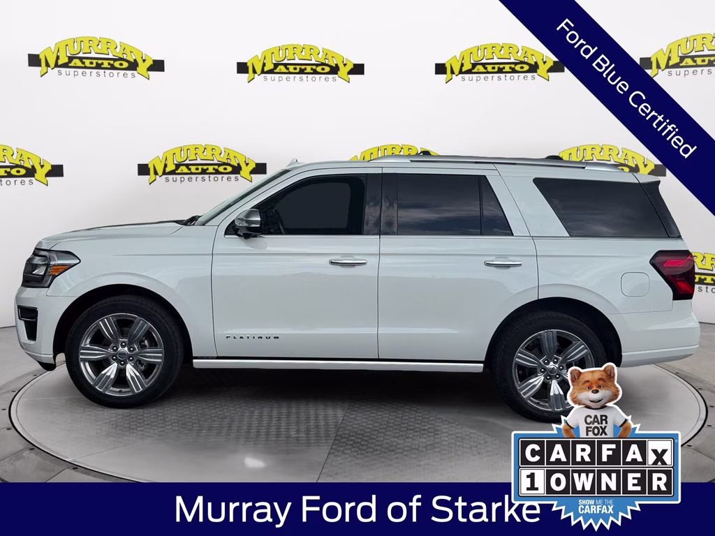 2023 White Metallic Ford Expedition Platinum 4X4 SUV