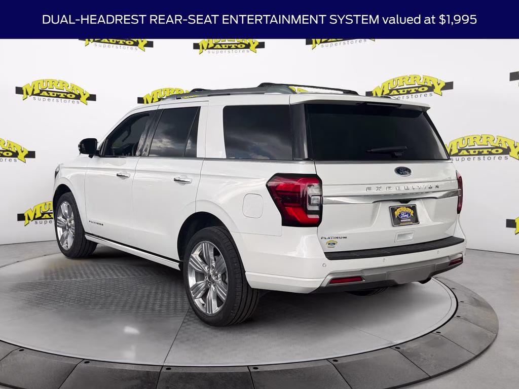 2023 White Metallic Ford Expedition Platinum 4X4 SUV