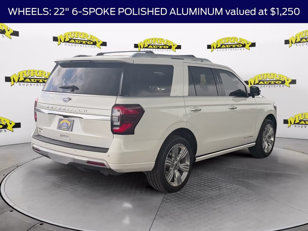 2023 White Metallic Ford Expedition Platinum 4X4 SUV
