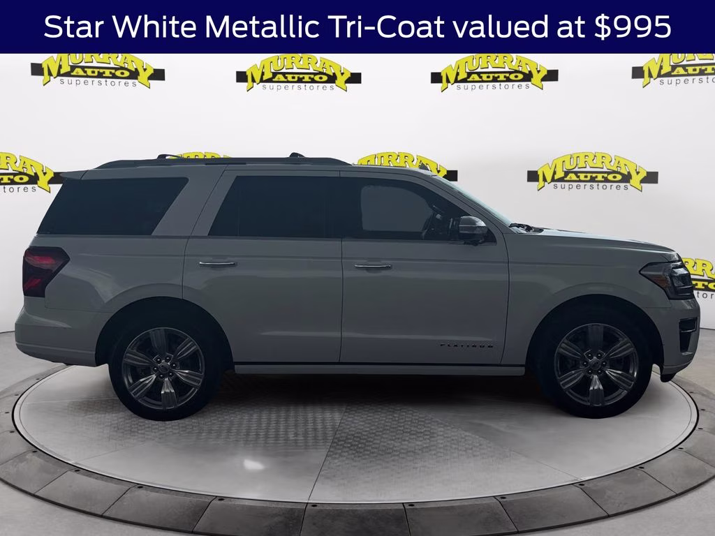 2023 White Metallic Ford Expedition Platinum 4X4 SUV