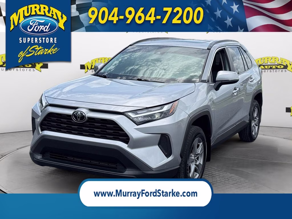 2025 Silver Sky Metallic Toyota RAV4 XLE FWD SUV
