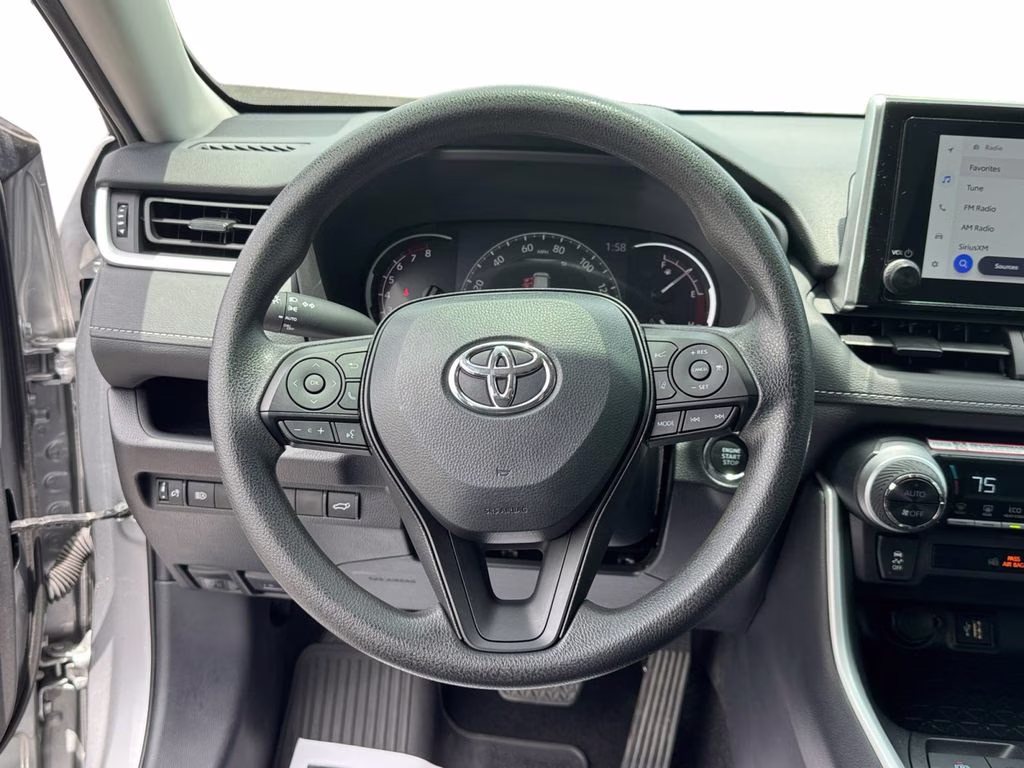 2025 Silver Sky Metallic Toyota RAV4 XLE FWD SUV