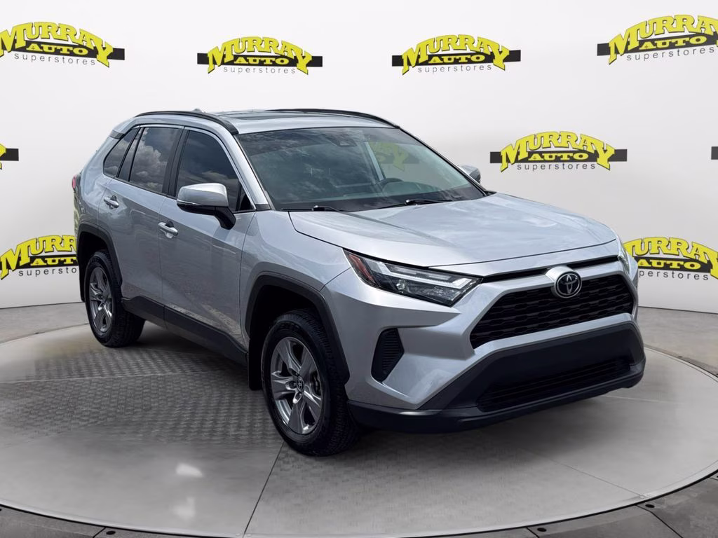 2025 Silver Sky Metallic Toyota RAV4 XLE FWD SUV