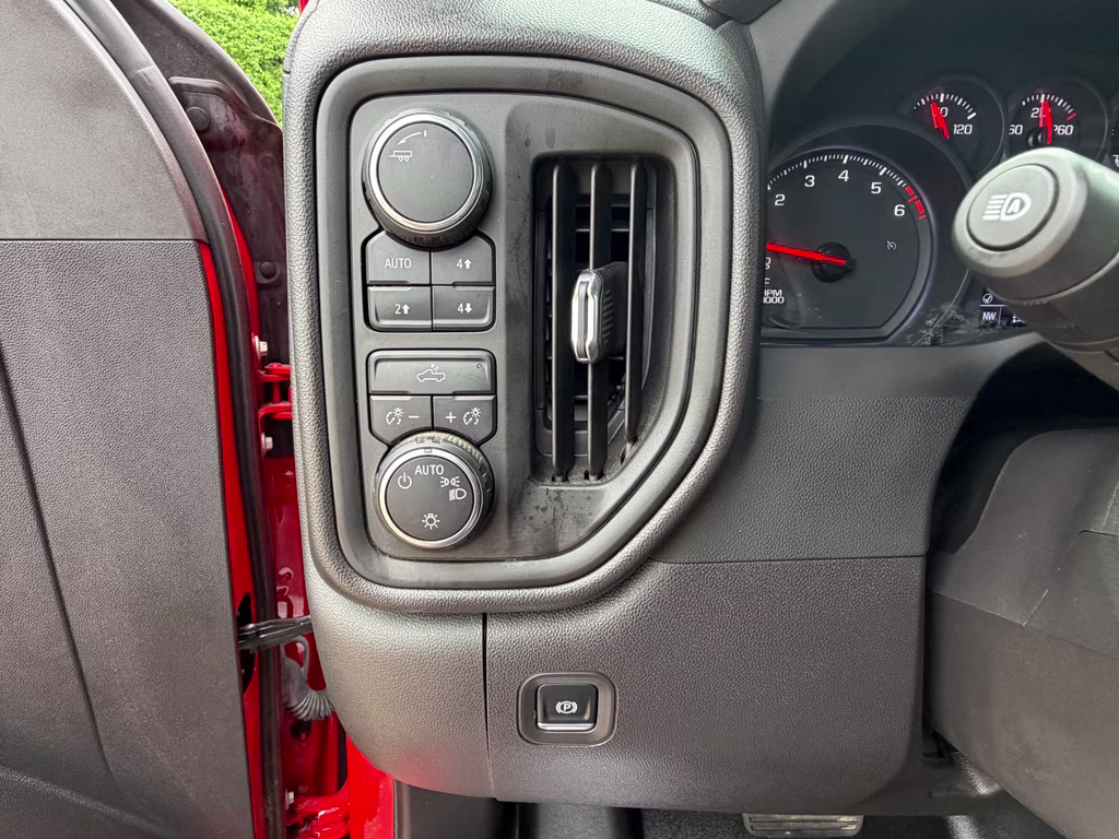 2025 Red Hot Chevrolet Silverado Custom Trail Boss 4X4 Truck