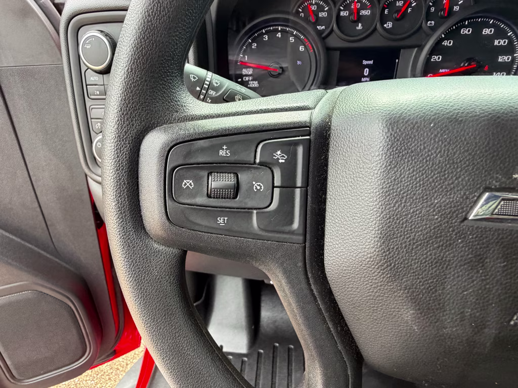 2025 Red Hot Chevrolet Silverado Custom Trail Boss 4X4 Truck