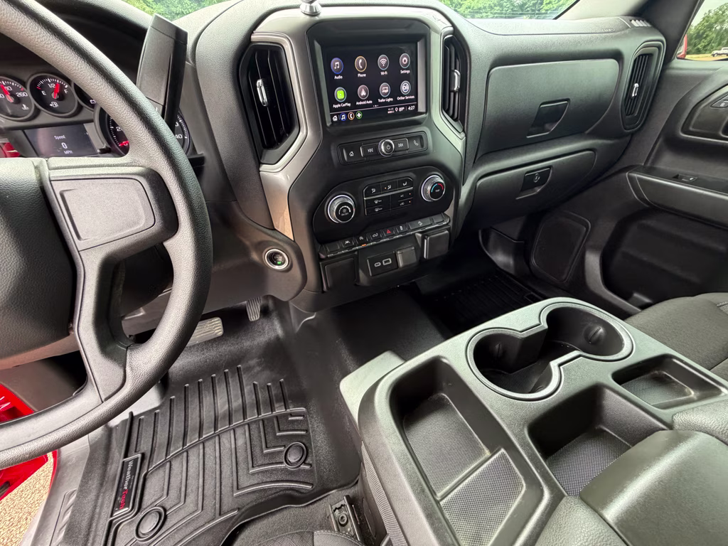 2025 Red Hot Chevrolet Silverado Custom Trail Boss 4X4 Truck