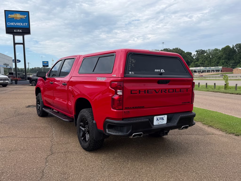 2025 Red Hot Chevrolet Silverado Custom Trail Boss 4X4 Truck