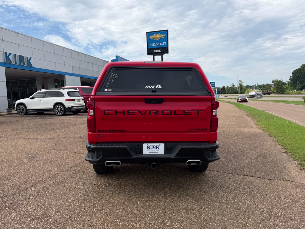 2025 Red Hot Chevrolet Silverado Custom Trail Boss 4X4 Truck