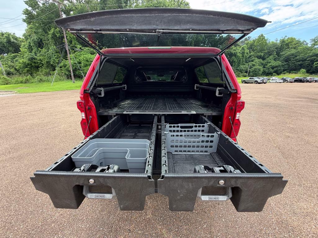 2025 Red Hot Chevrolet Silverado Custom Trail Boss 4X4 Truck