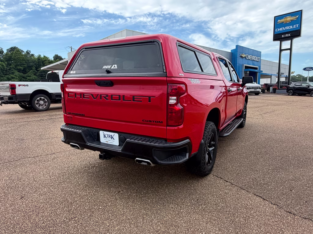 2025 Red Hot Chevrolet Silverado Custom Trail Boss 4X4 Truck