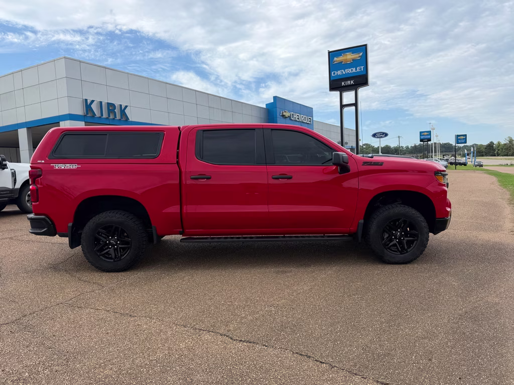 2025 Red Hot Chevrolet Silverado Custom Trail Boss 4X4 Truck
