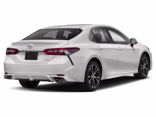 2019 Super White Toyota Camry SE FWD Sedan