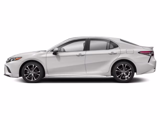2019 Super White Toyota Camry SE FWD Sedan