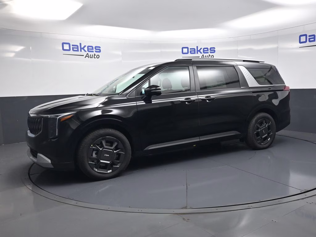2026 Aurora Black Pearl Kia Carnival Hybrid EX FWD Van