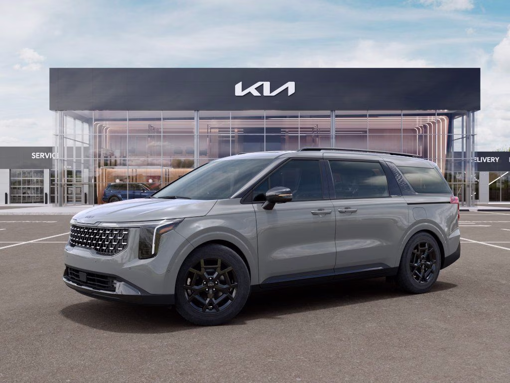 2026 Ceramic Silver Kia Carnival Hybrid SX Prestige FWD Van