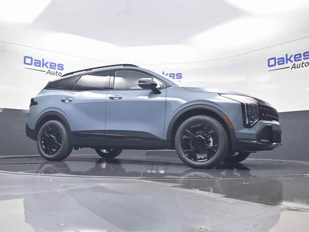 2026 Heritage Blue Kia Sportage Hybrid X-Line AWD SUV