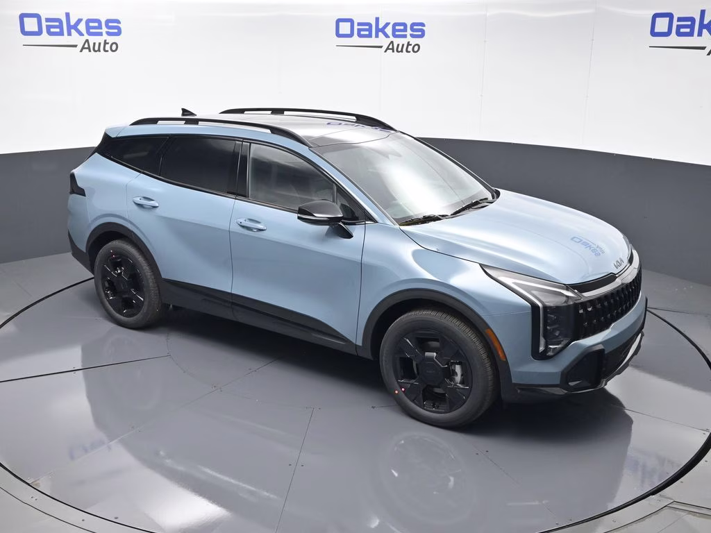 2026 Heritage Blue Kia Sportage Hybrid X-Line AWD SUV