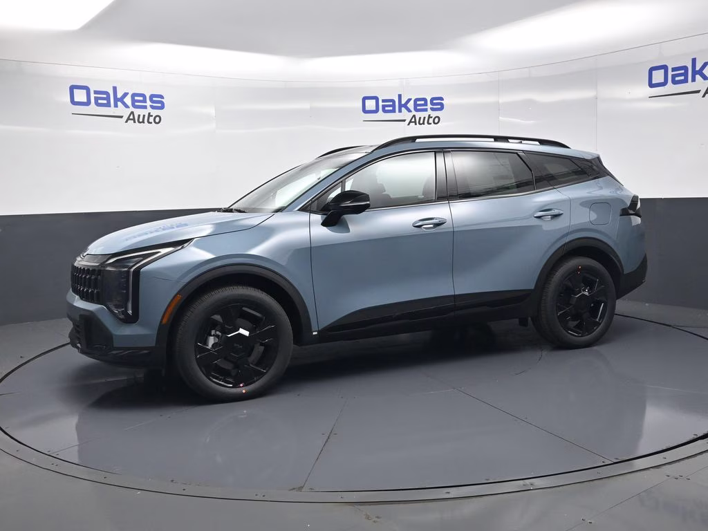 2026 Heritage Blue Kia Sportage Hybrid X-Line AWD SUV