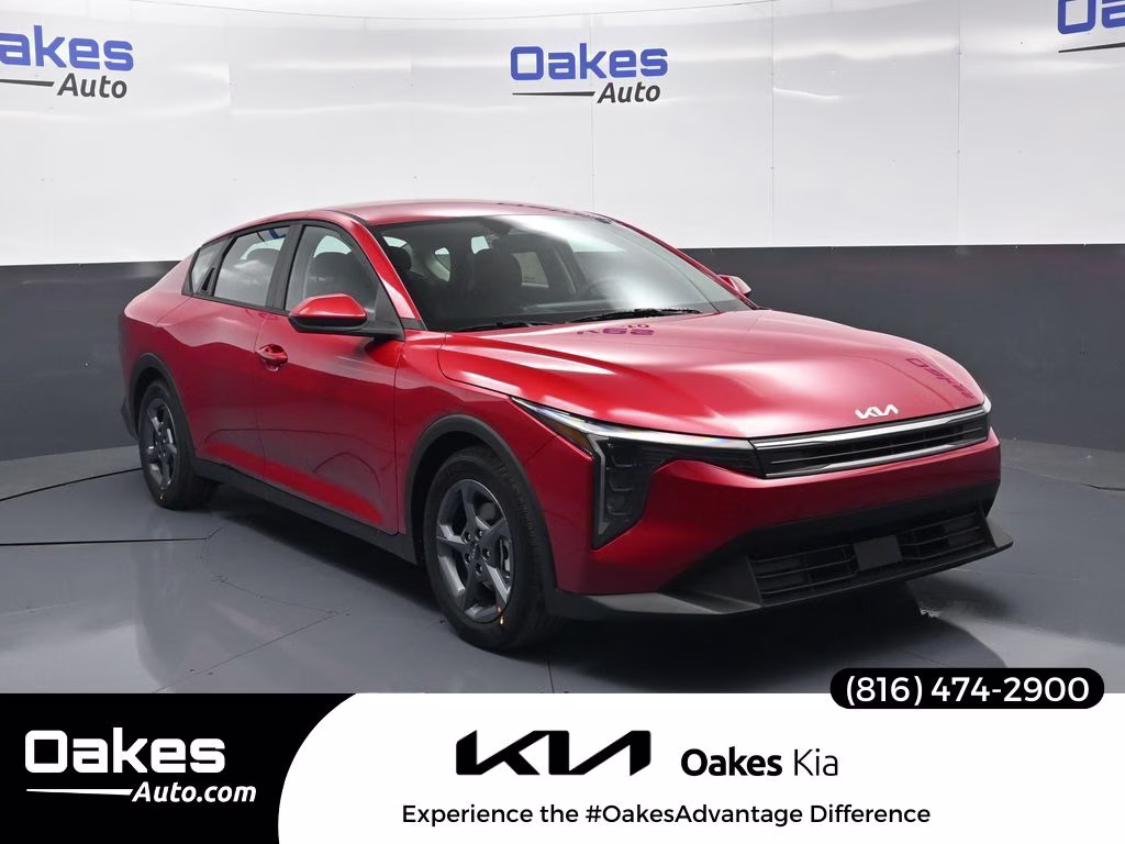 2026 Currant Red Kia K4 LXS FWD Sedan