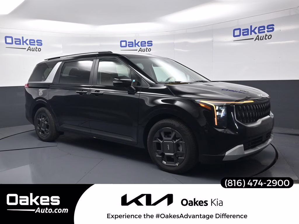 2026 Aurora Black Pearl Kia Carnival Hybrid EX FWD Van