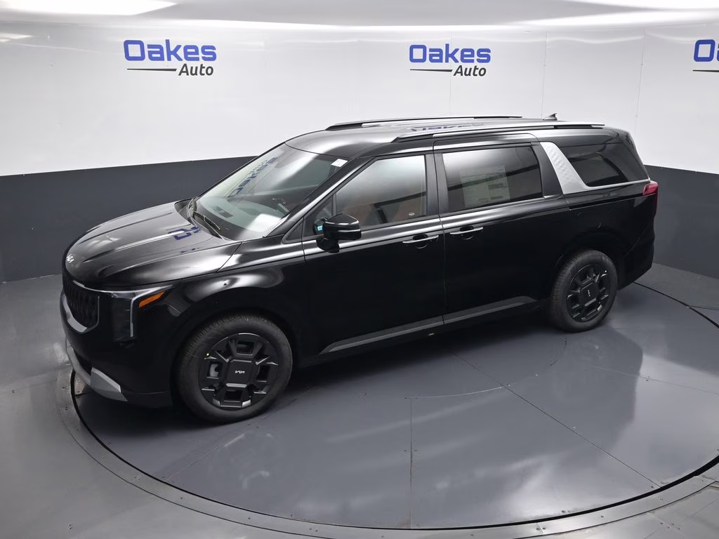 2026 Aurora Black Pearl Kia Carnival Hybrid EX FWD Van
