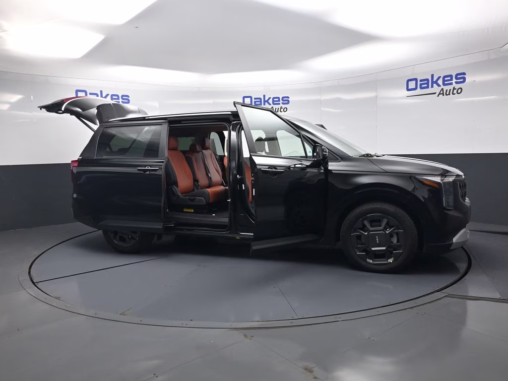 2026 Aurora Black Pearl Kia Carnival Hybrid EX FWD Van