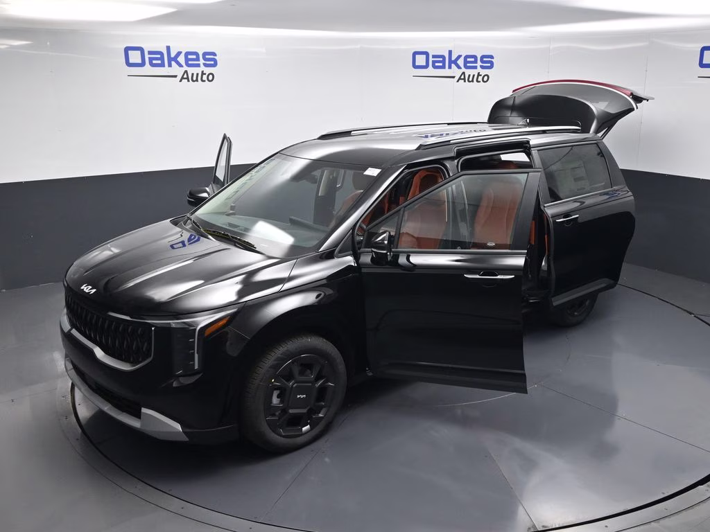 2026 Aurora Black Pearl Kia Carnival Hybrid EX FWD Van
