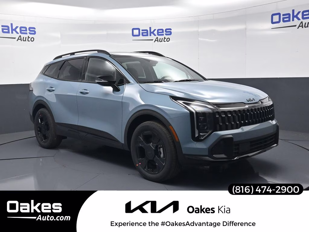 2026 Heritage Blue Kia Sportage Hybrid X-Line AWD SUV