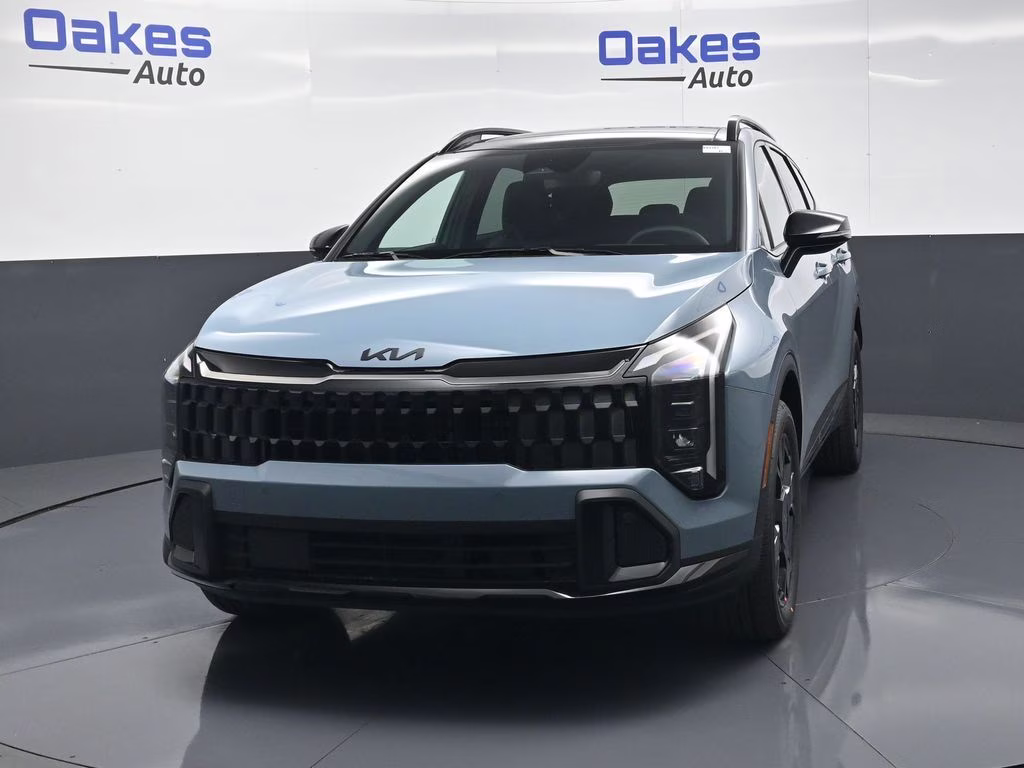 2026 Heritage Blue Kia Sportage Hybrid X-Line AWD SUV