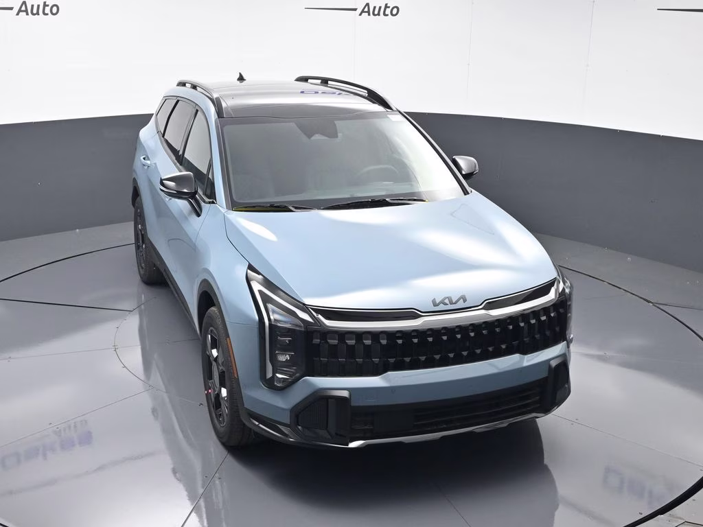 2026 Heritage Blue Kia Sportage Hybrid X-Line AWD SUV
