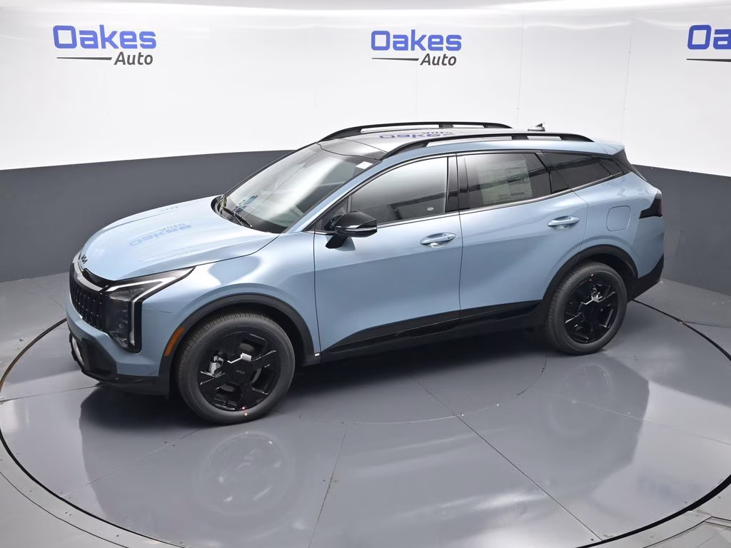 2026 Heritage Blue Kia Sportage Hybrid X-Line AWD SUV