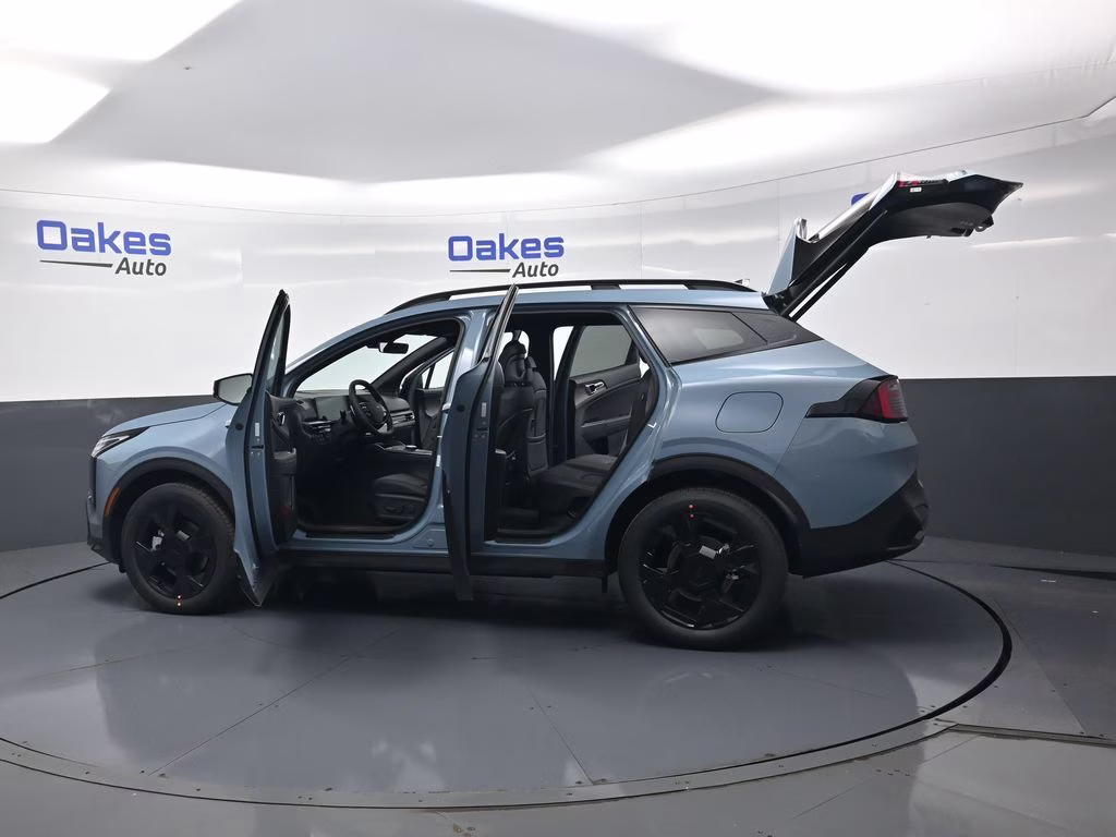2026 Heritage Blue Kia Sportage Hybrid X-Line AWD SUV