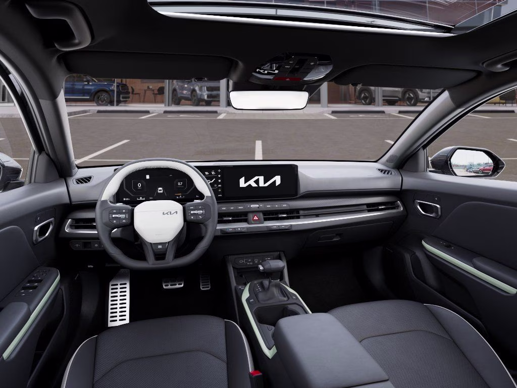 2026 Interstellar Gray Kia K4 Hatchback GT-Line Turbo FWD Hatchback